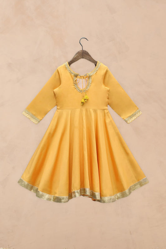 Kids wedding anarkali dress by PlumCheeks