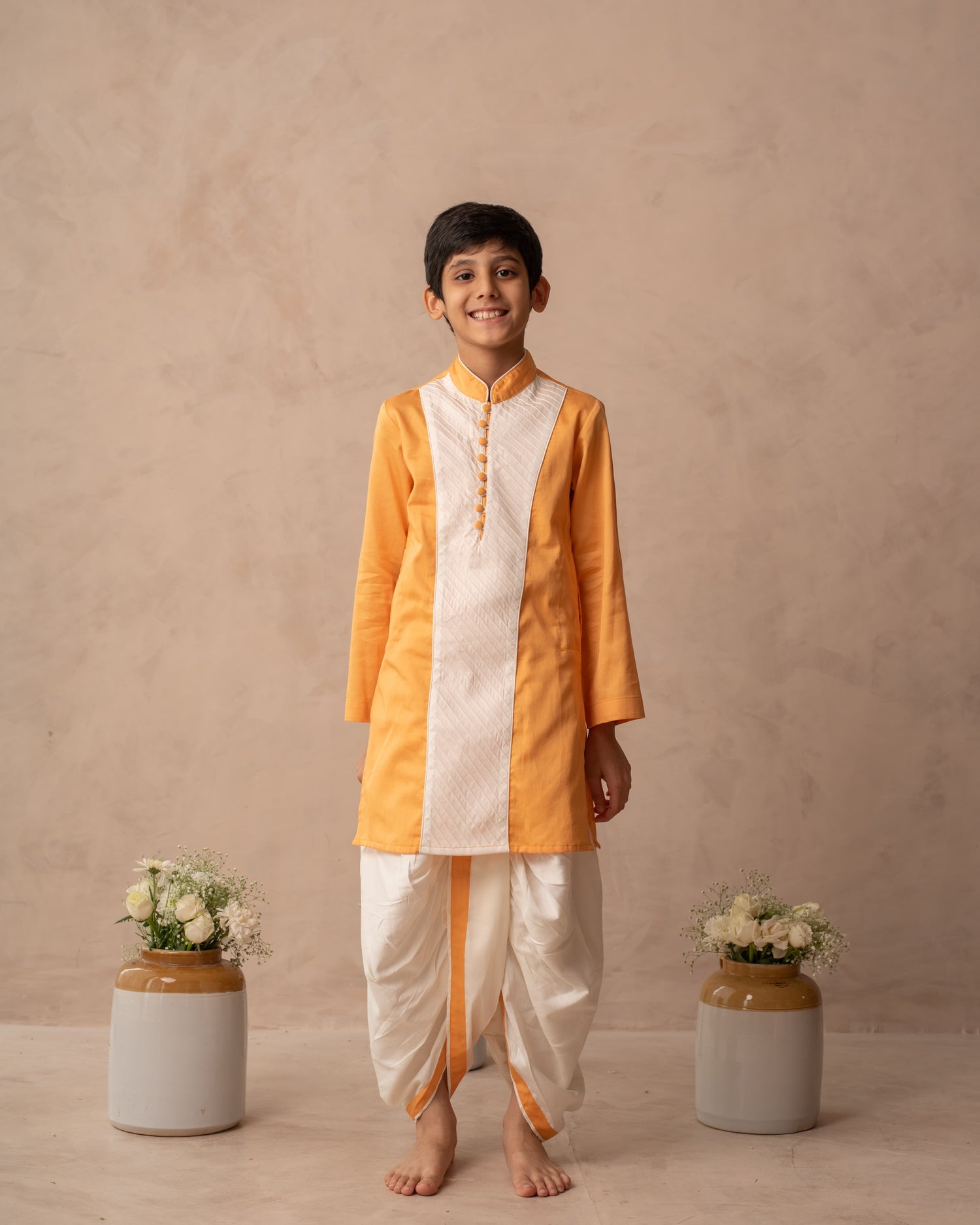Festive kurta dhoti set for boys