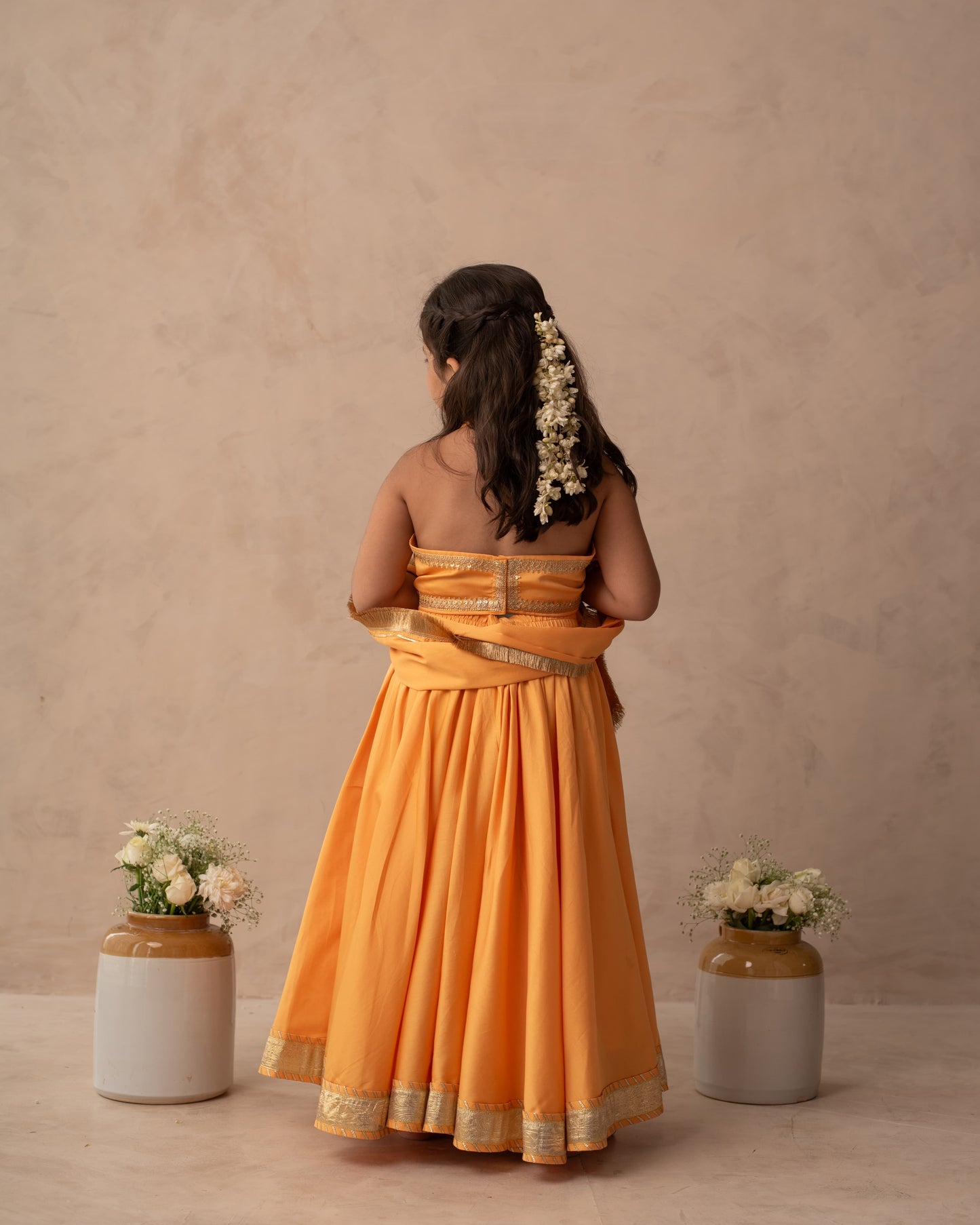 Girls ethnic lehenga with dupatta