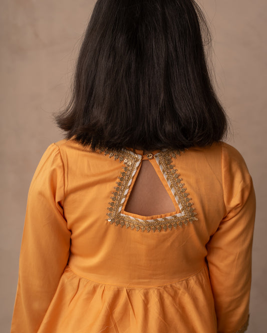 Girls ethnic sharara set by PlumCheeks