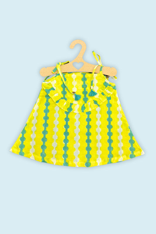bright kids summer bloomer set detailed fabric