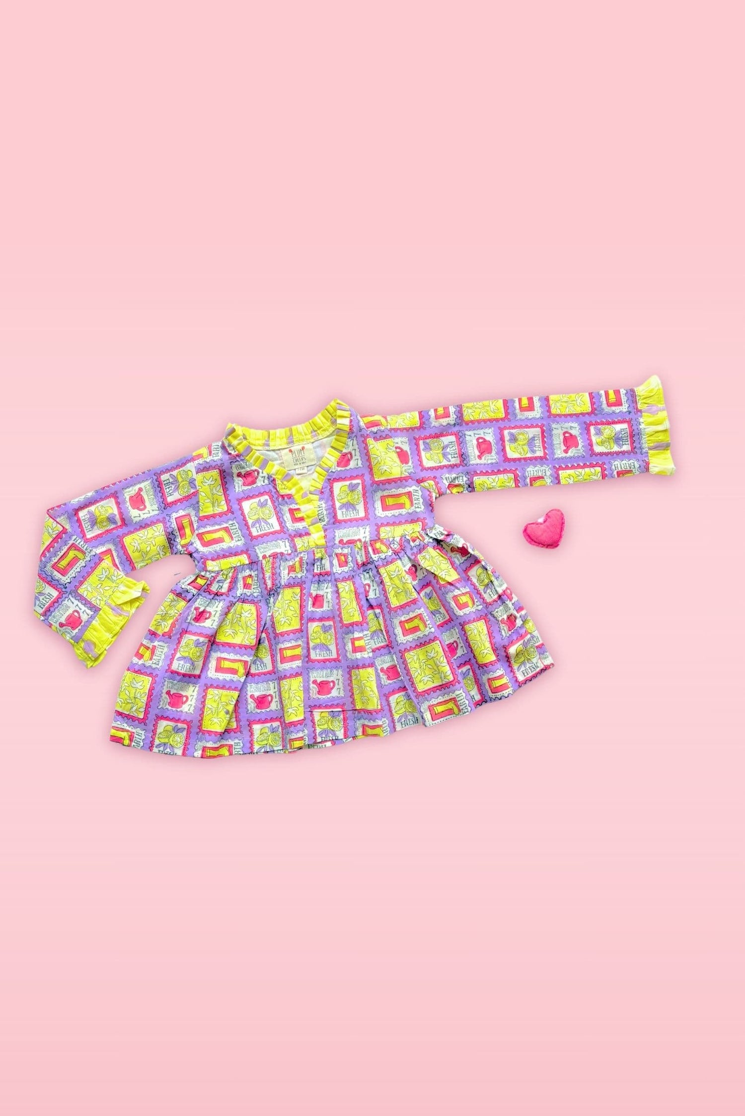 playdate outfit lilac co-ord set kids