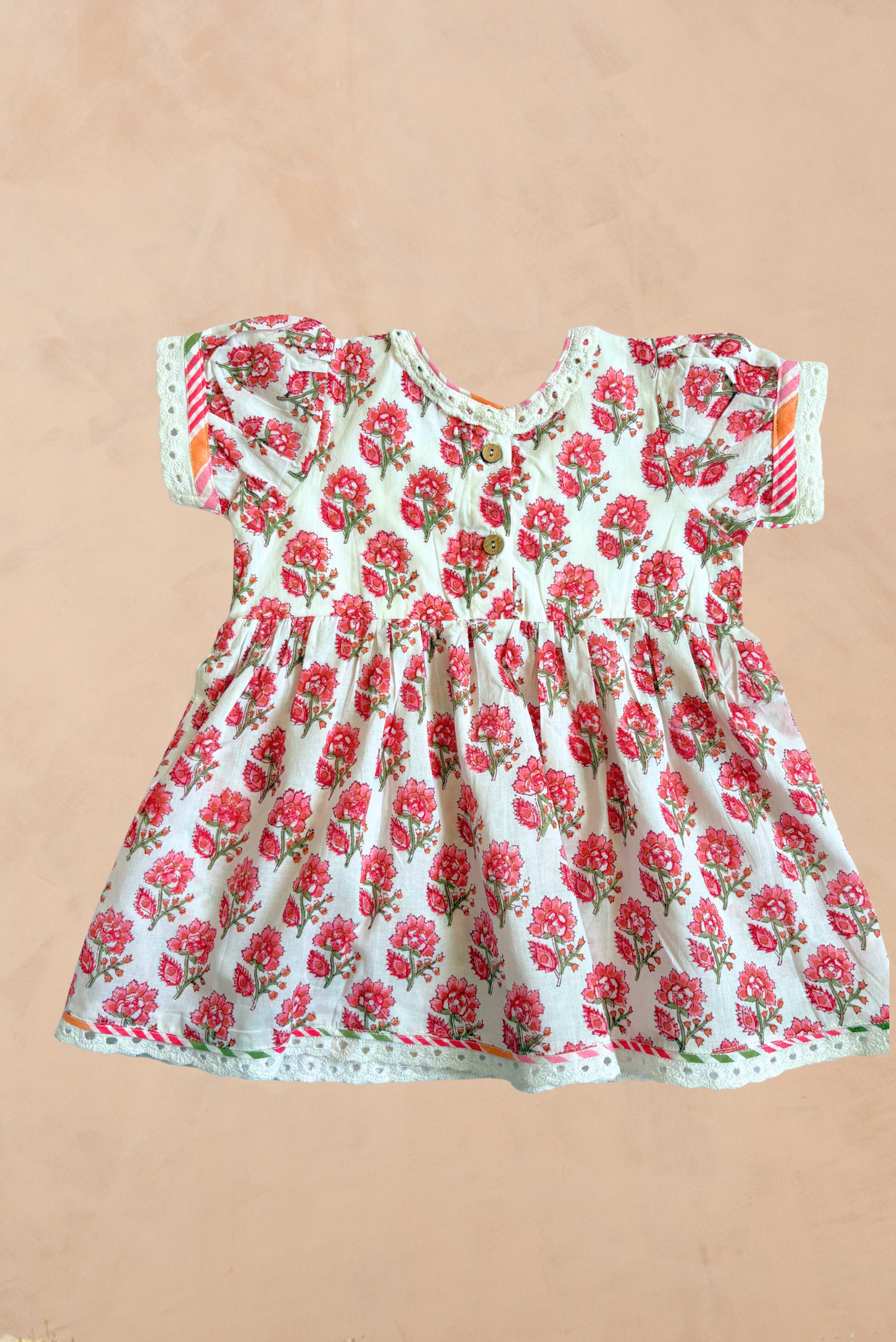 Little Marigold Jamna Set for girls – cotton ethnic outfit front view