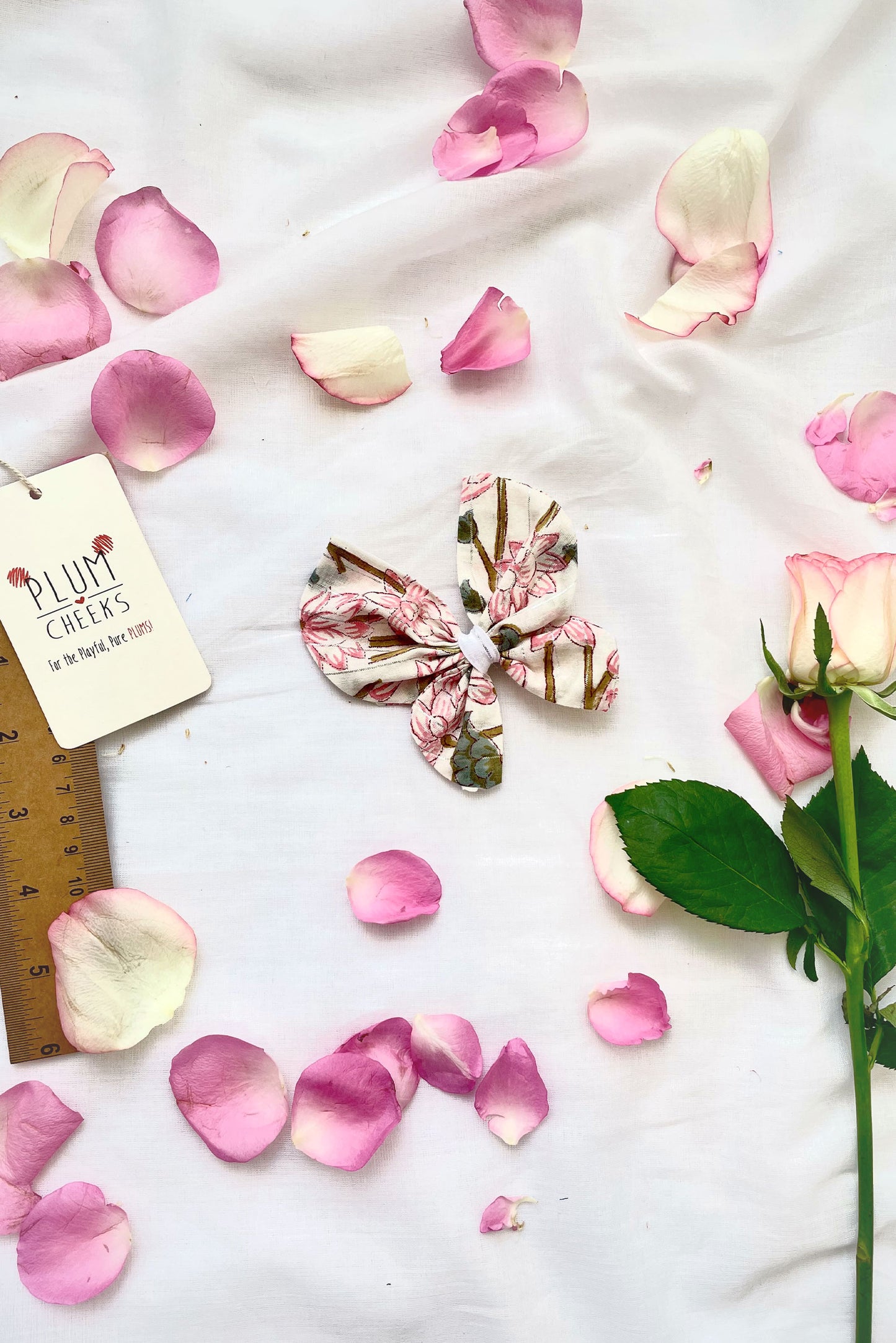 Pink Blossom Butterfly Pin