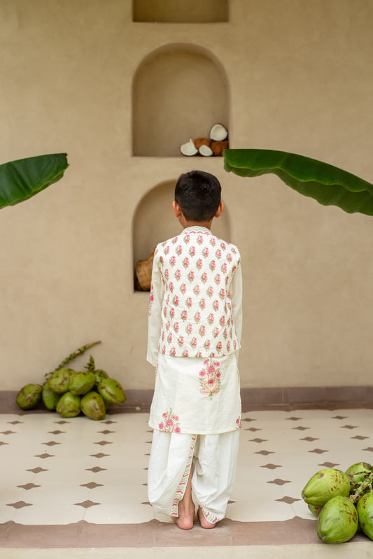 Kids ethnic kurta set Manika colour