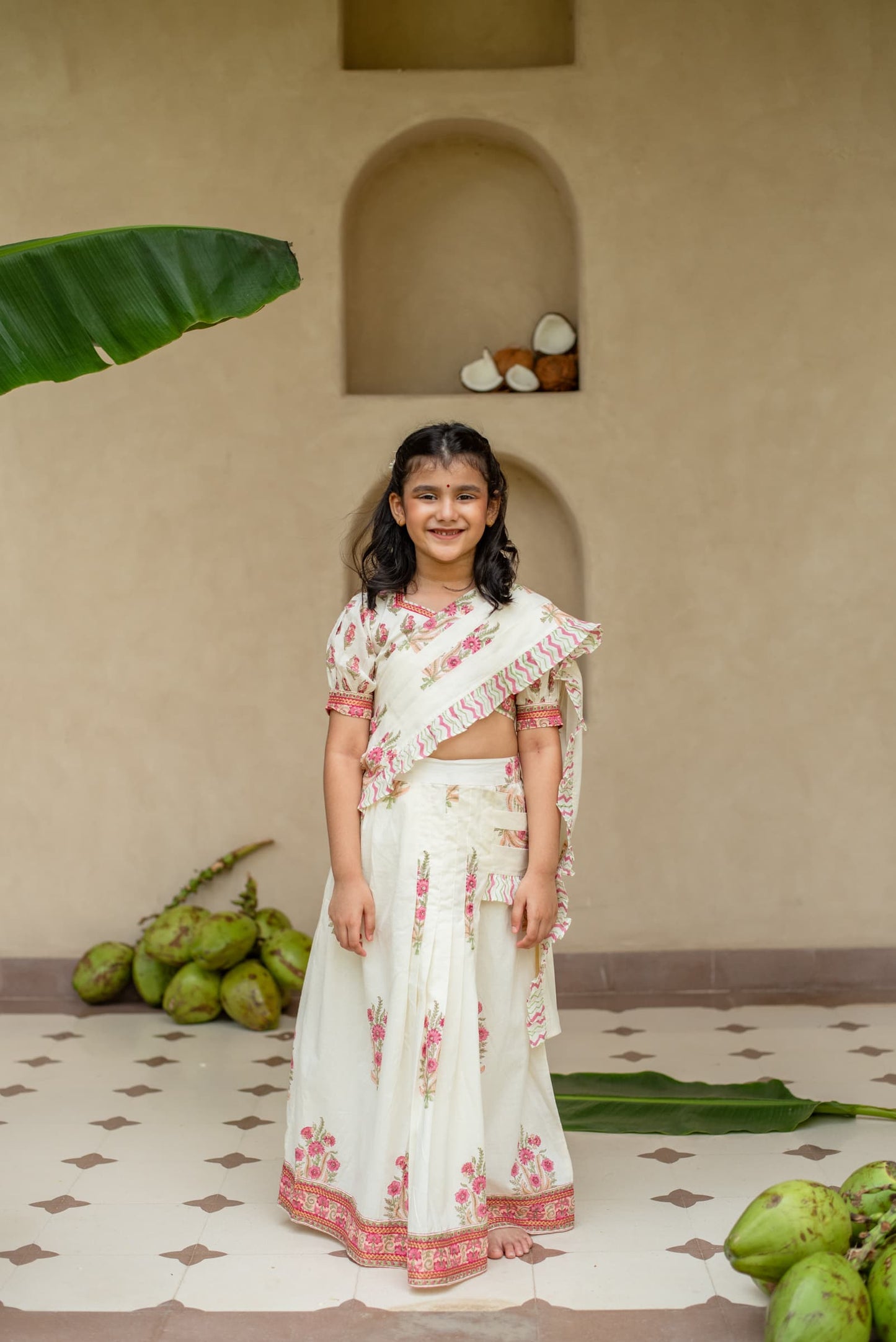 kids festive saree set – Plumcheeks