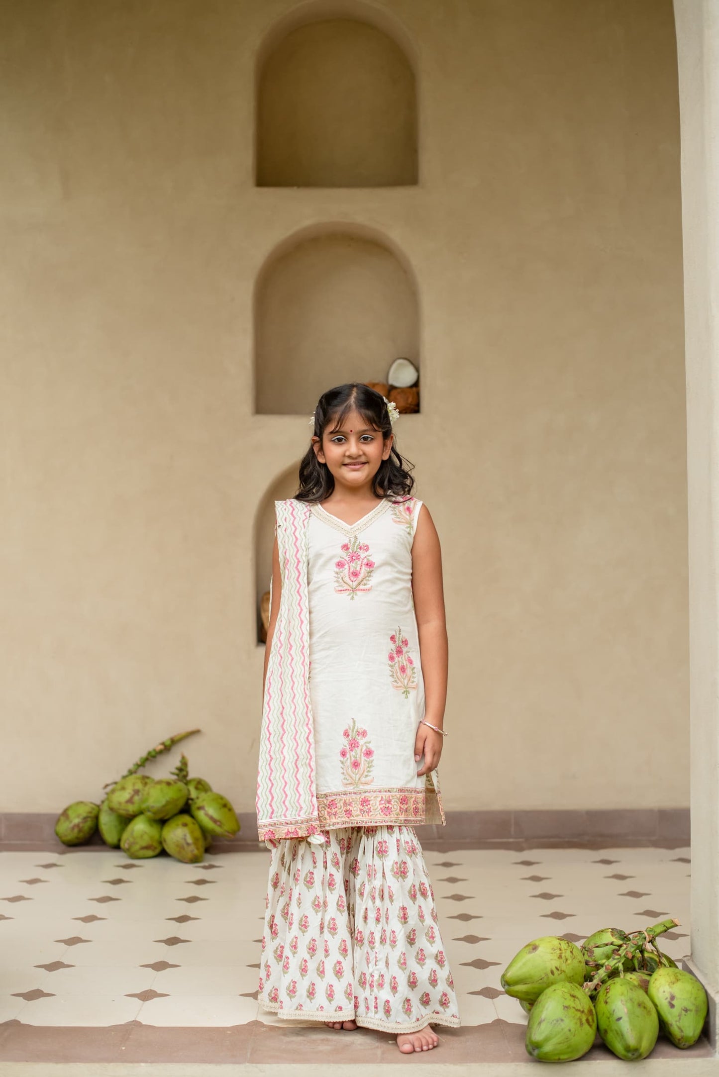 kids festive sharara outfit – Plumcheeks