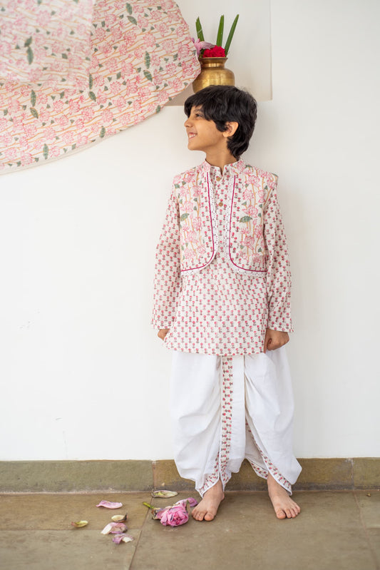 kids floral kurta set cotton – Plumcheeks