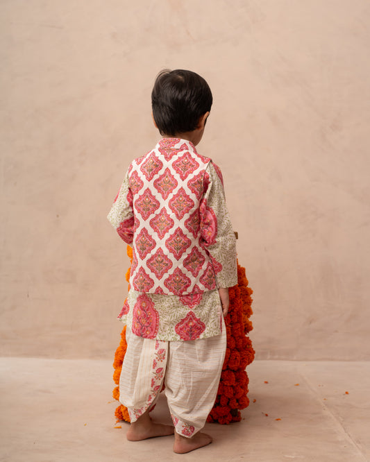 Kids wedding bandi jacket set by PlumCheeks