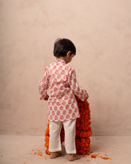 Kids wedding kurta set by PlumCheeks