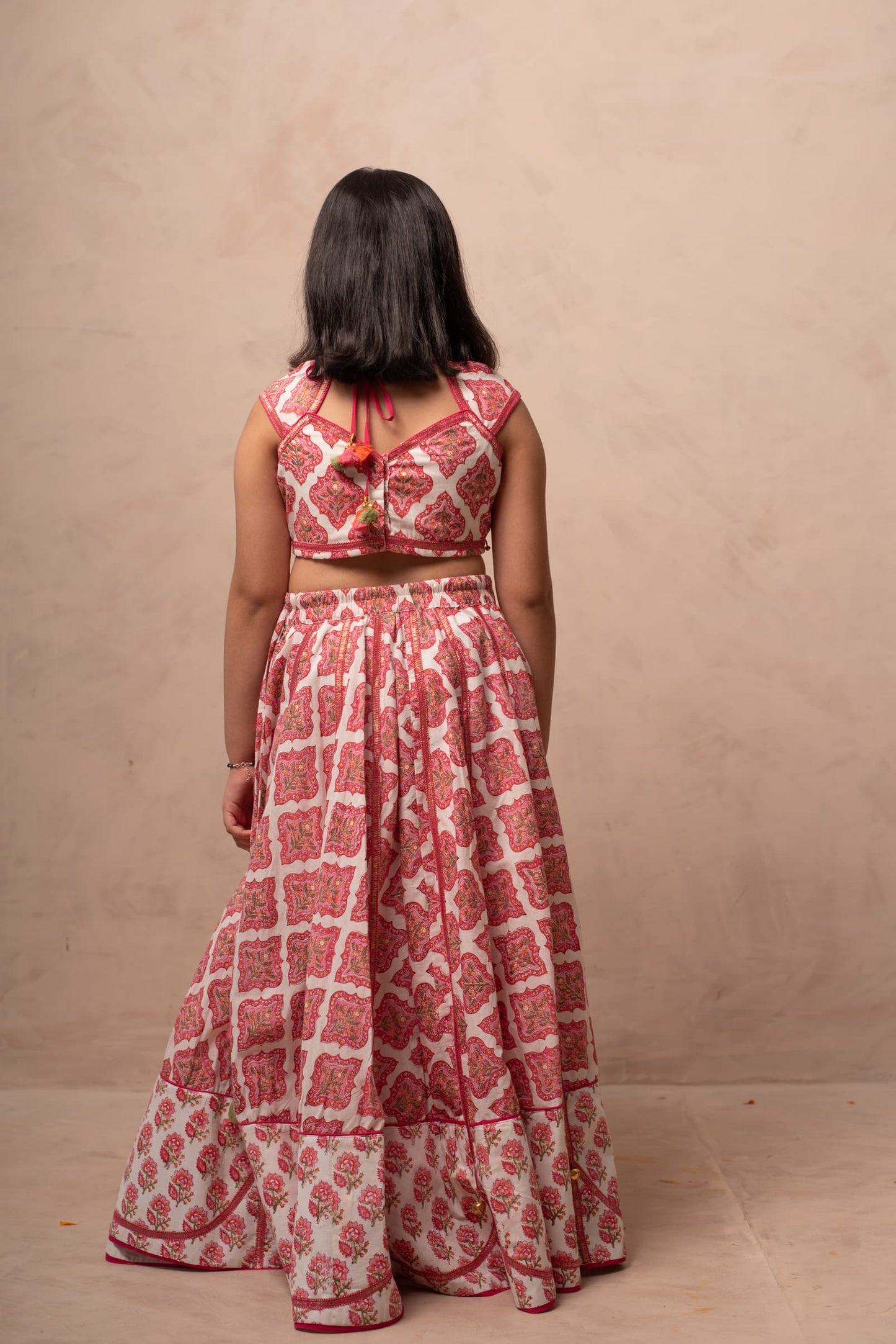 Kids wedding lehenga by PlumCheeks