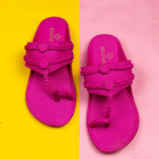 Pink Kolhapuri - Girls