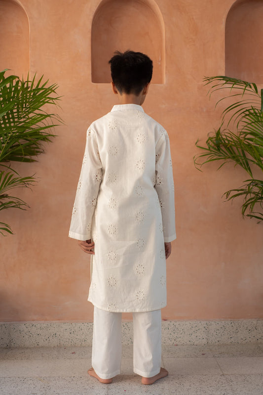 festive kids kurta outfit close-up