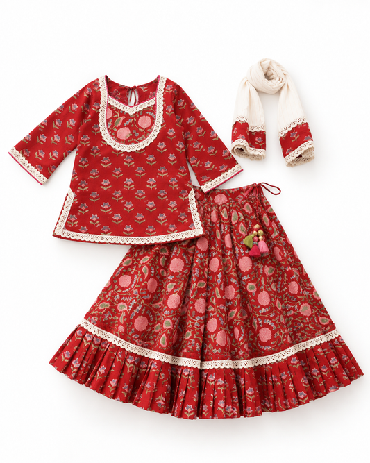 Lal Bagh Lehenga Set