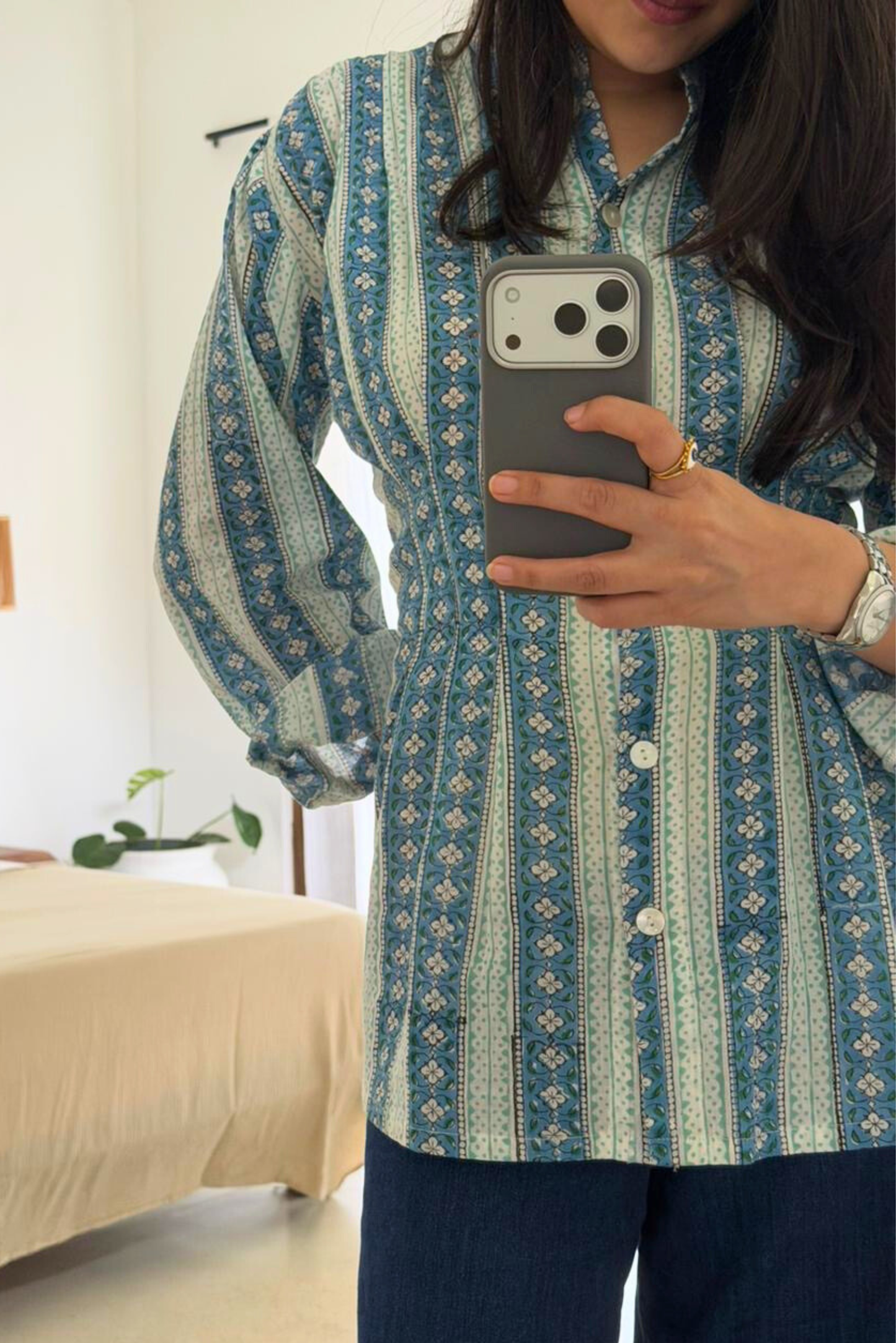 Indigo Meadow Shirt