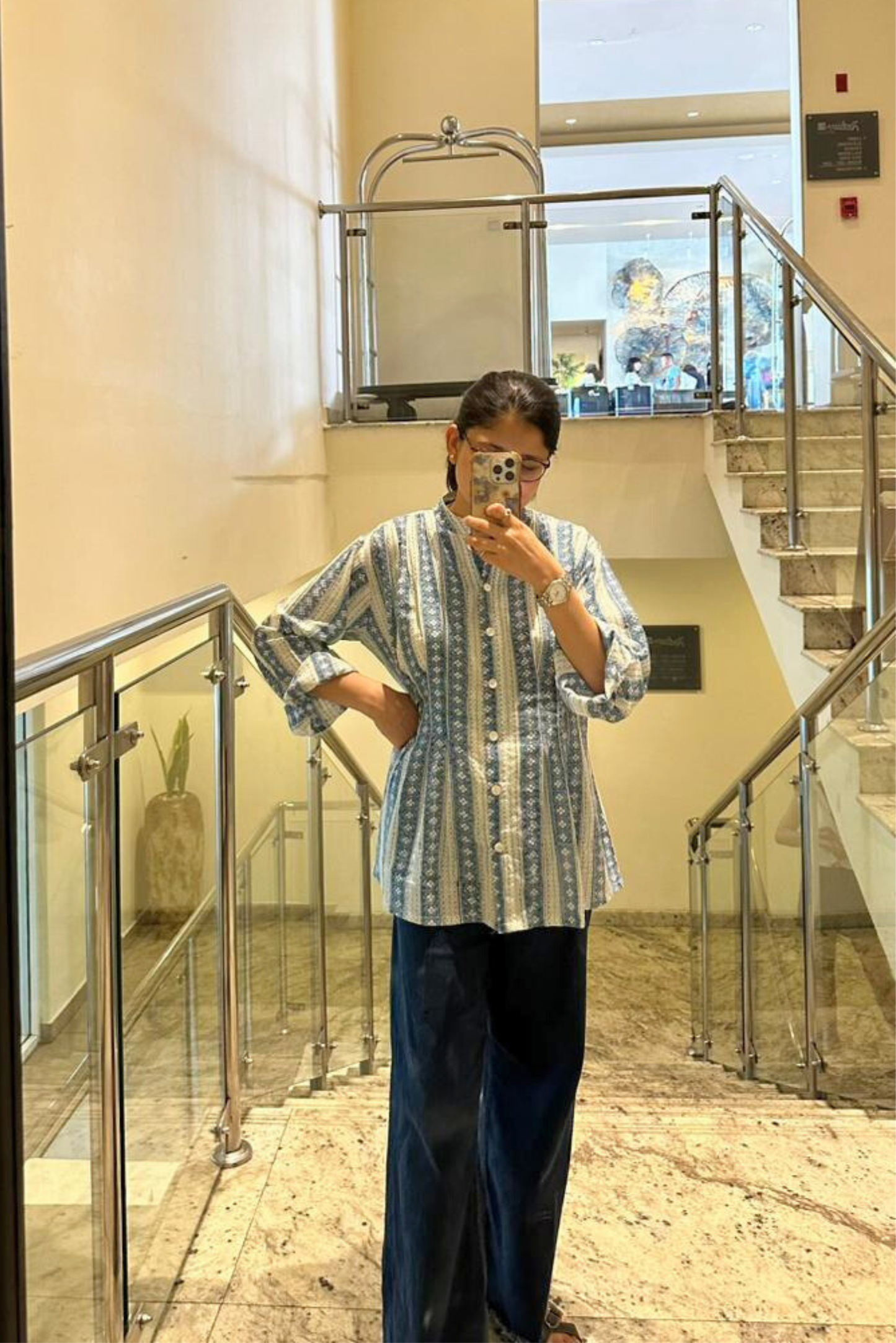 Indigo Meadow Shirt