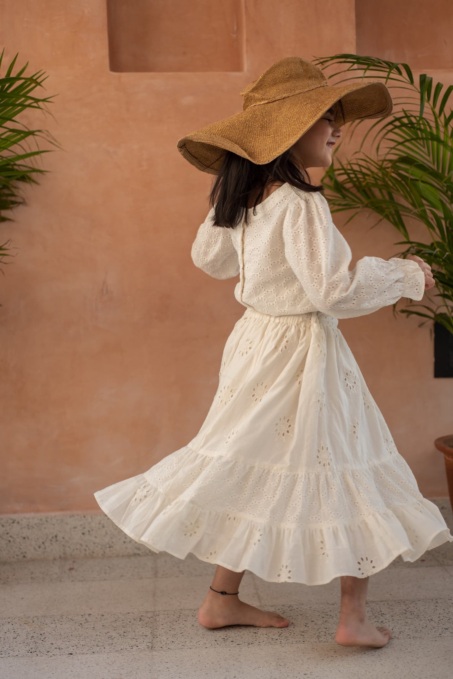 kids vanilla co-ord set – Plumcheeks