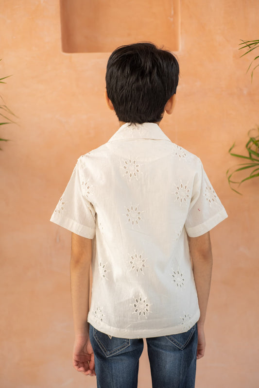 kids everyday white shirt close-up