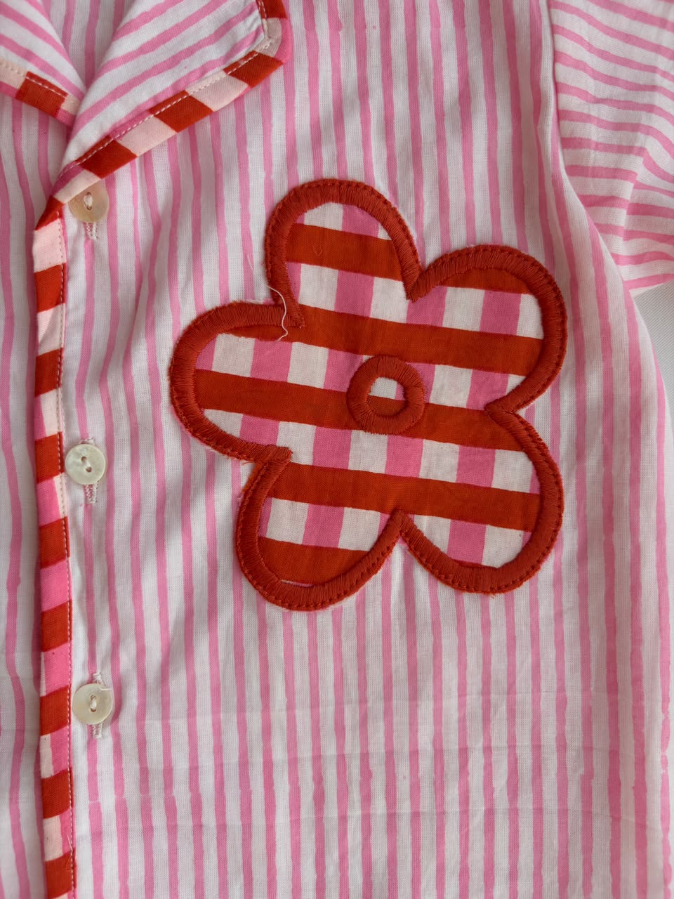 Flora Pink Nightsuit Set