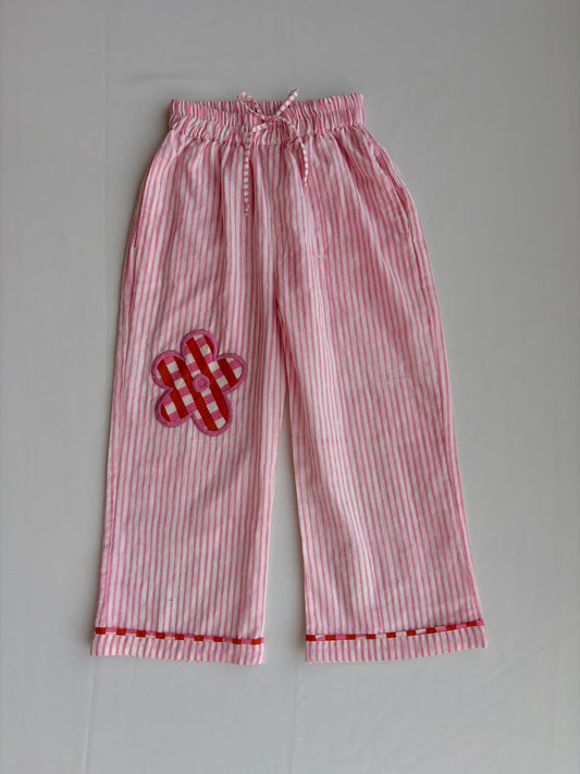 Flora Pink Nightsuit Set