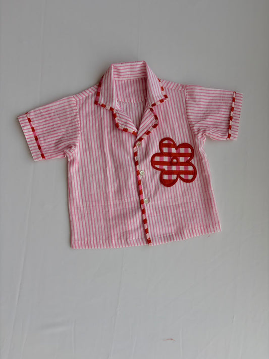 Flora Pink Nightsuit Set