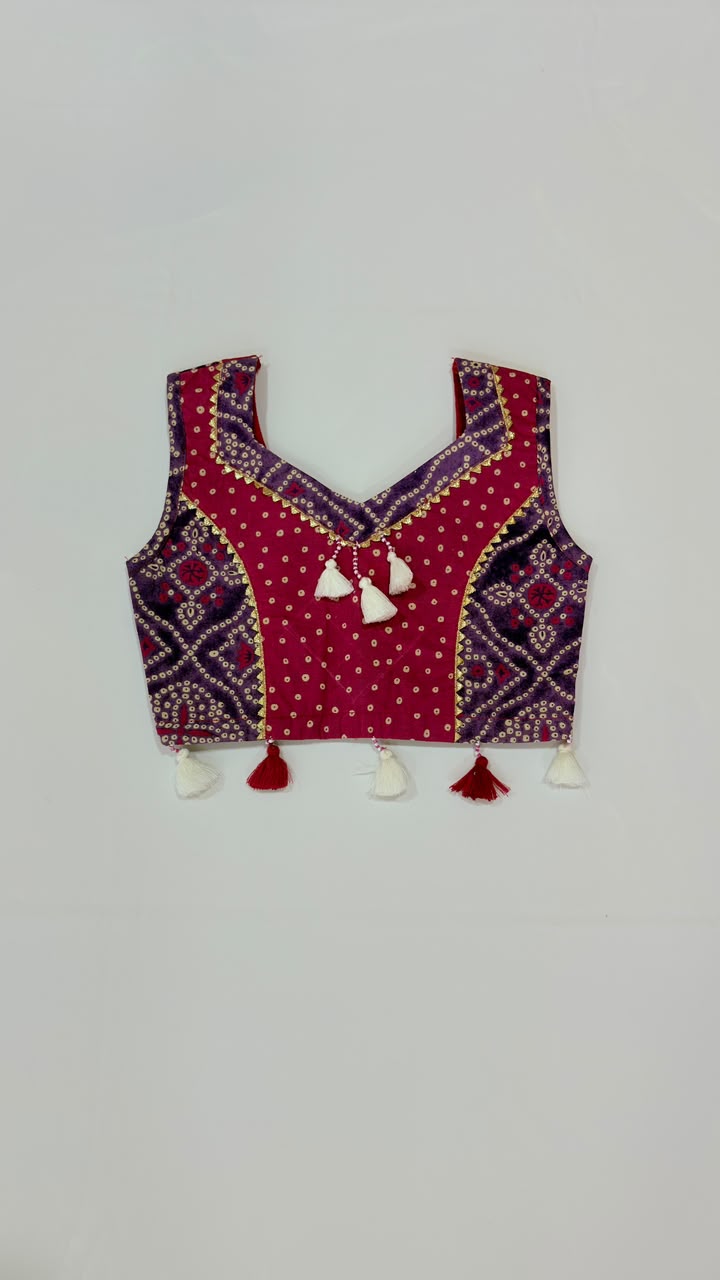 Bandhej Lehenga Set