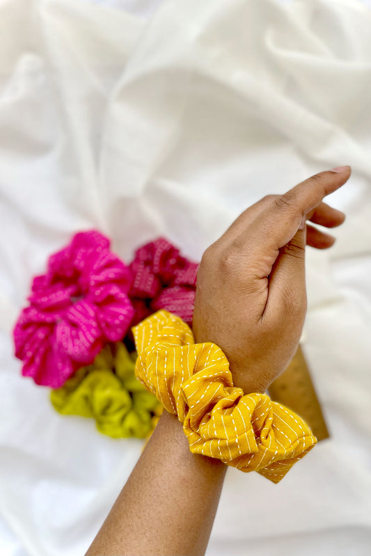 Mustard Scrunchie