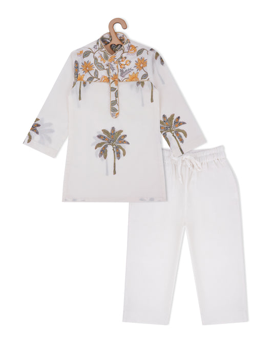 Palm Kurta Set