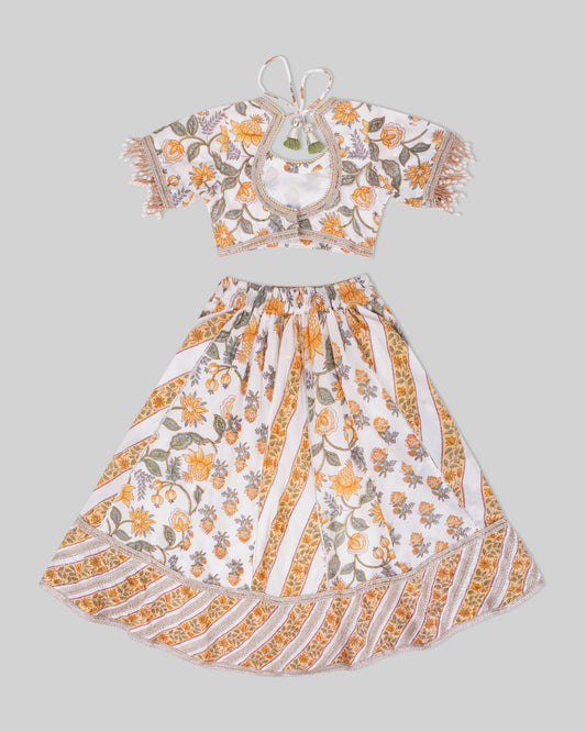 Palm Lehenga Set