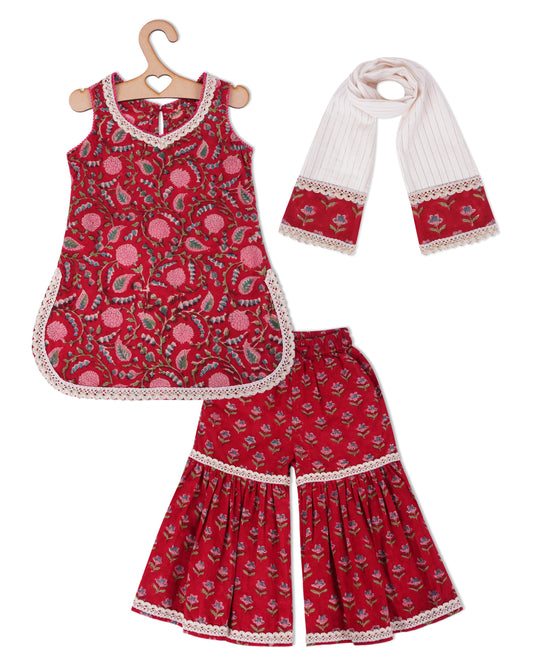 Lal Bagh Sharara Set
