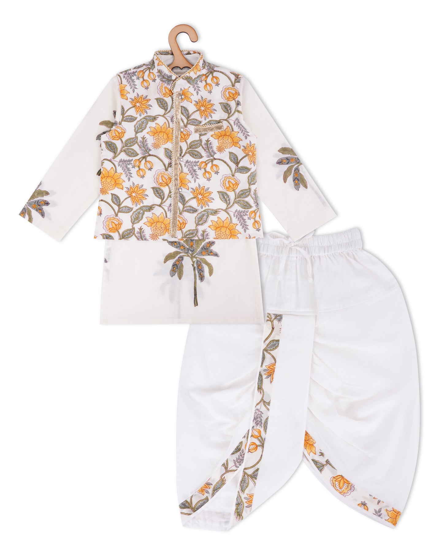 Palm Kurta Dhoti