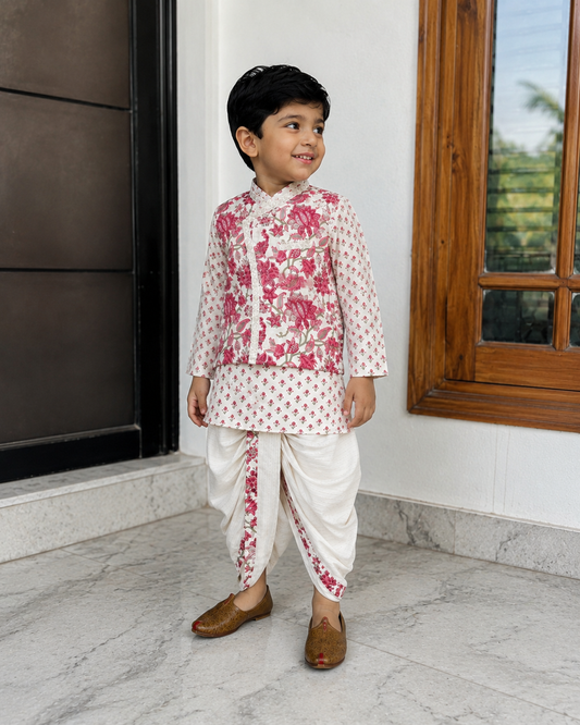 Gul Kurta Dhoti