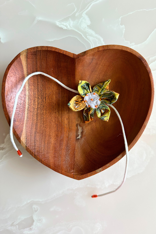 Yellow Rakhi - Upcycled