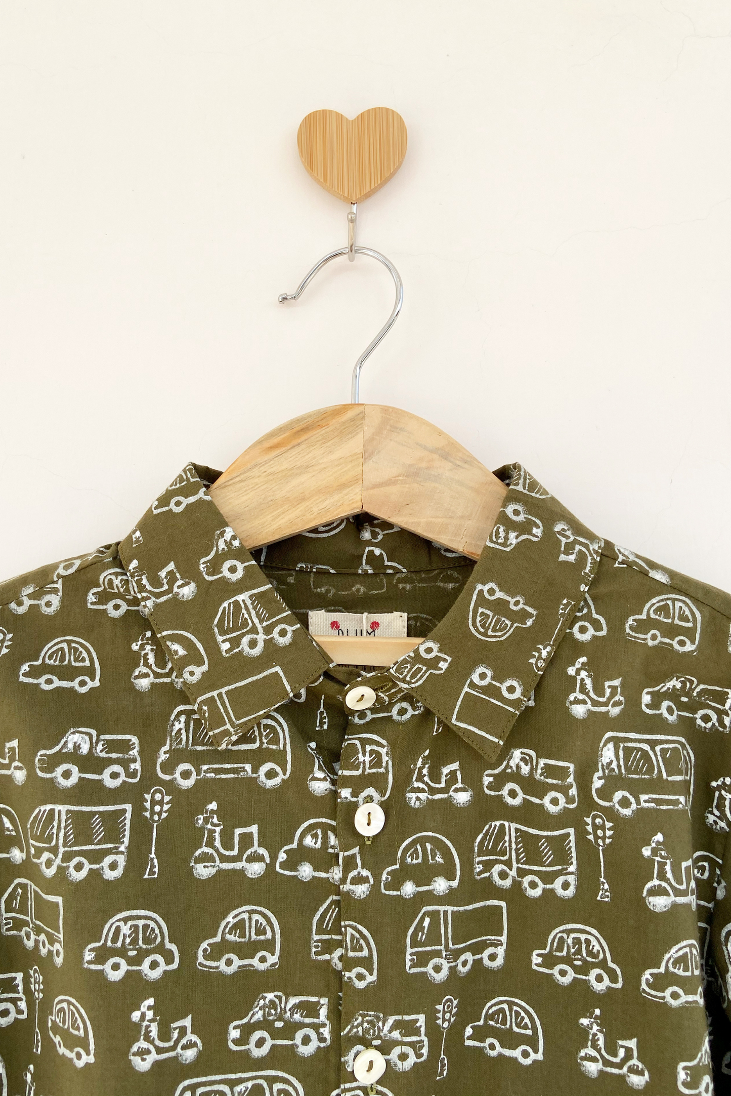 Block Printed Car Shirt