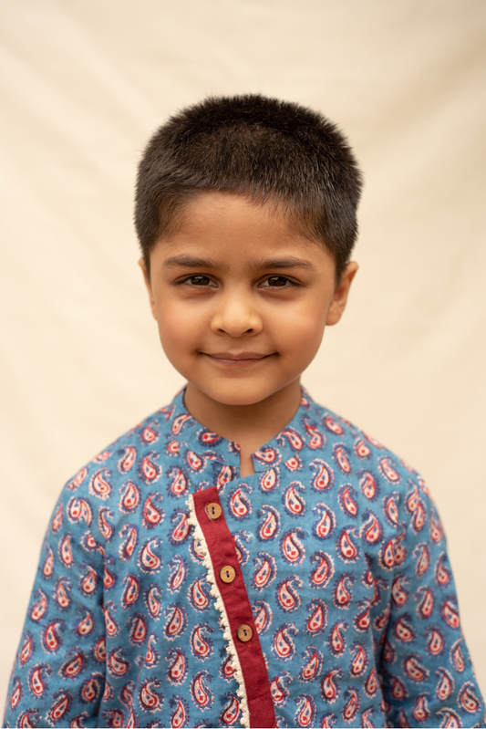 Paisley Dhoti Kurta Set