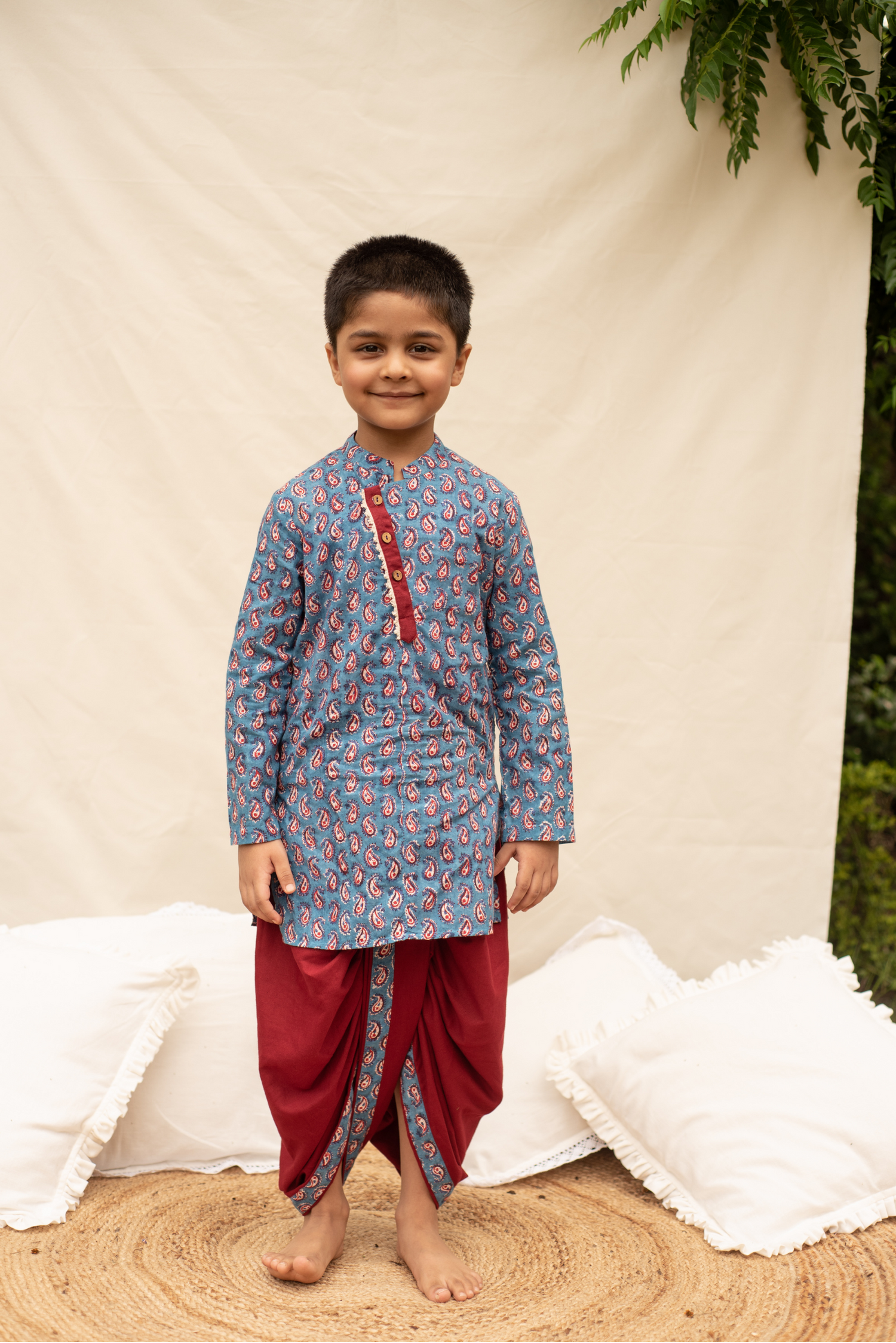 Dhoti kurta for clearance 1 year baby boy