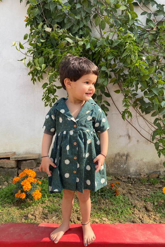 Dabu Polka Dress
