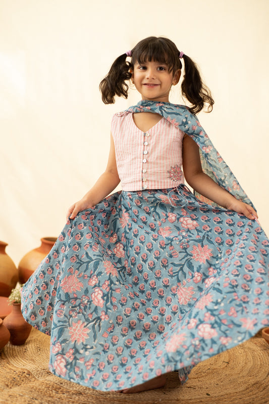 Flora Lehenga Set