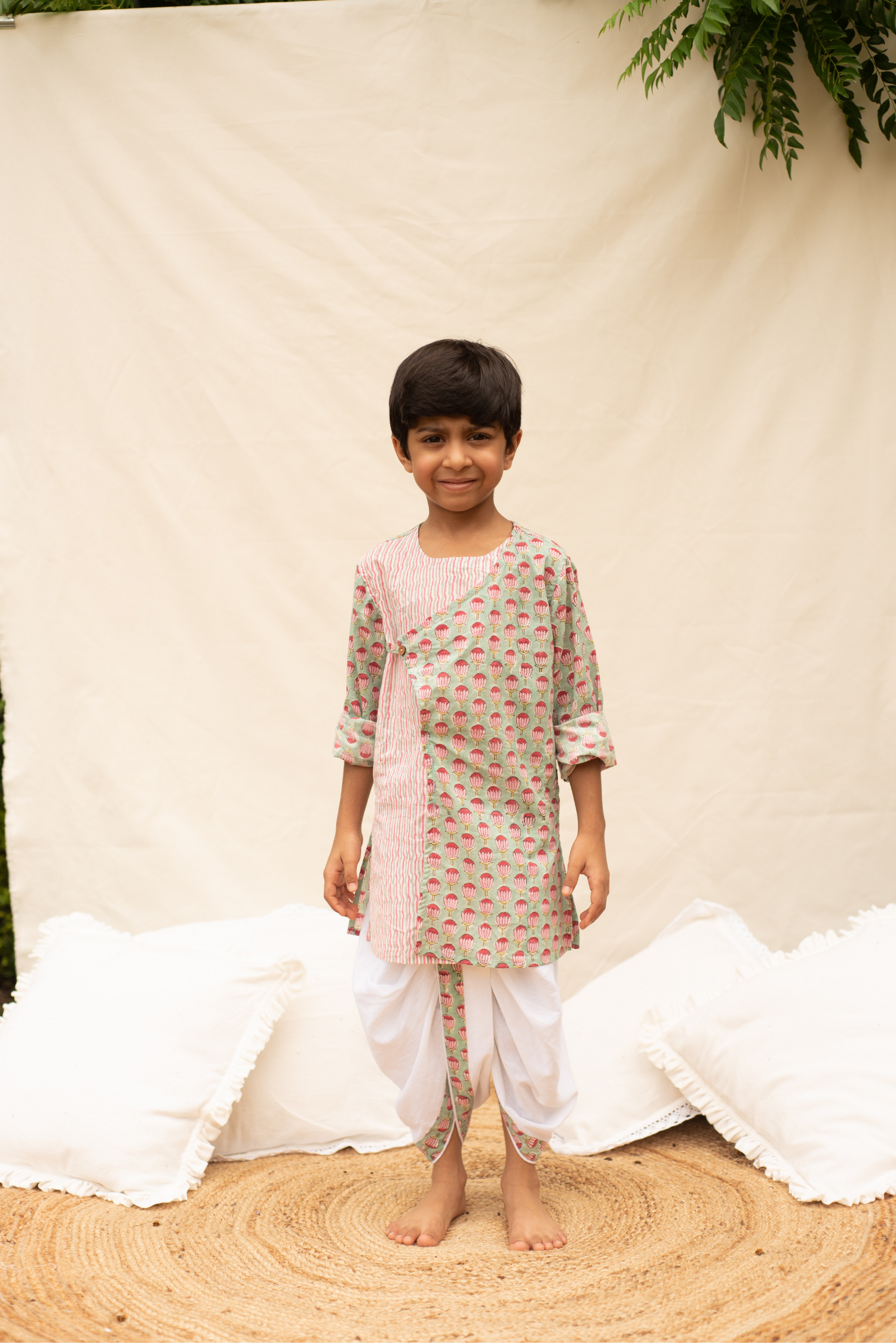 Kamal Dhoti Kurta Set kids ethnic outfit front view